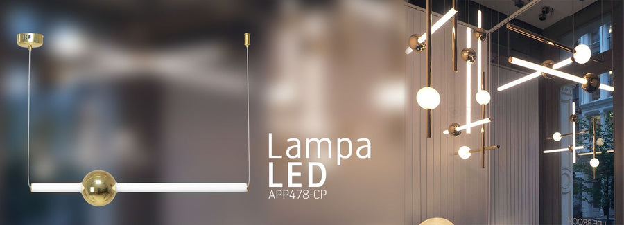 Lampa Sufitowa Wisząca LED  APP478-CP Biała