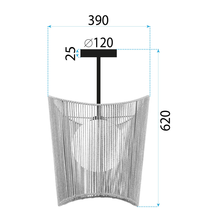 Lampa Sufitowa Boho APP1588-1CP 7