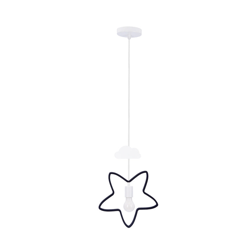 star c lampa wisząca 20w E27 iq kids czarny+biały