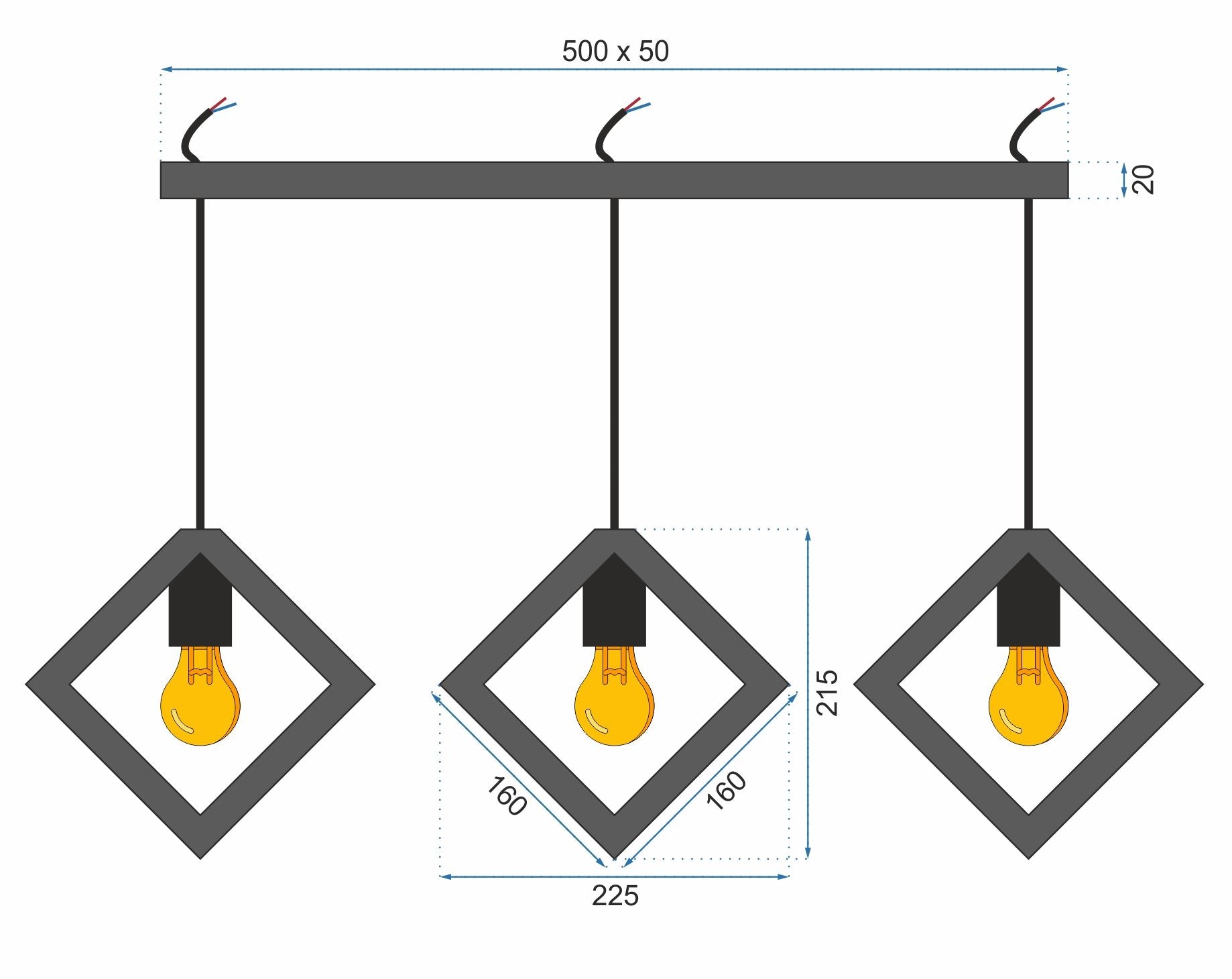 Lampa Denver 180979B