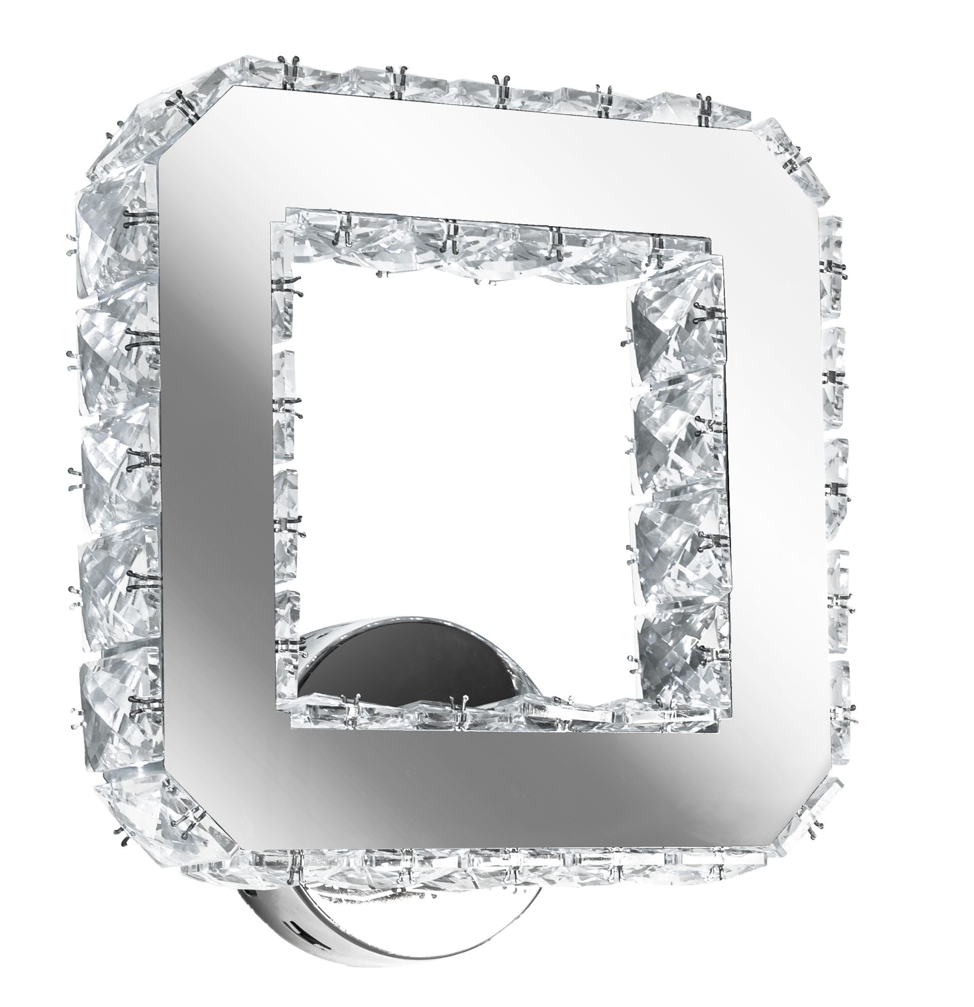 Lampa ścienna kinkiet kryształowy led kwadratowy APP415-W APP416-W