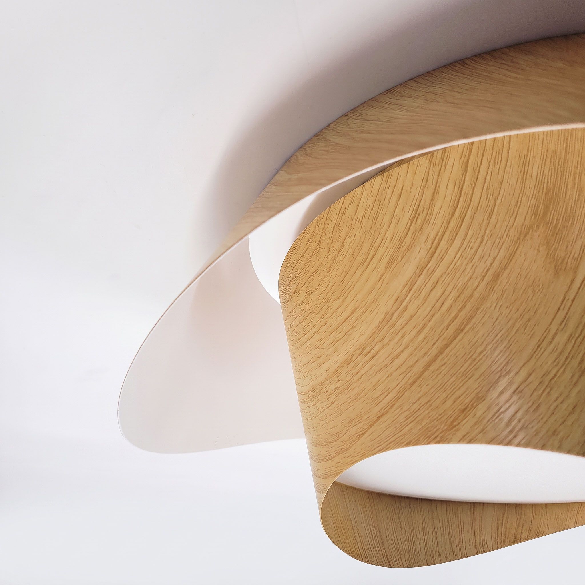 LAMPA SUFITOWA LED PLAFON APP1930-C 40cm WOOD 4