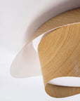 LAMPA SUFITOWA LED PLAFON APP1930-C 40cm WOOD 4