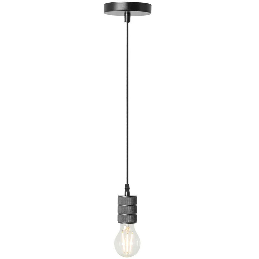 Lampa Sufitowa Wisząca Oprawka APP342-1CP CZARNA