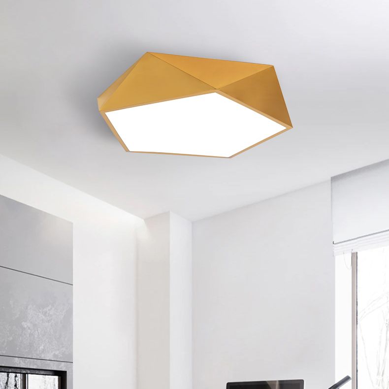 Lampa Plafon Diamond APP877-C 50 cm Złota