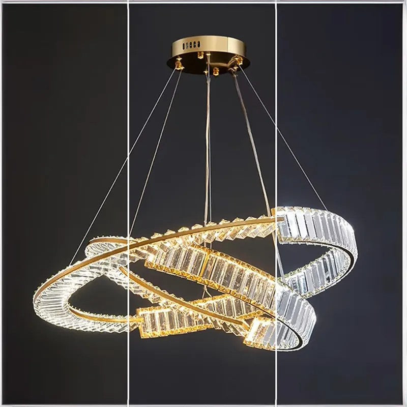 LAMPA WISZĄCA LED APP1524-CP60/80 GOLD 7