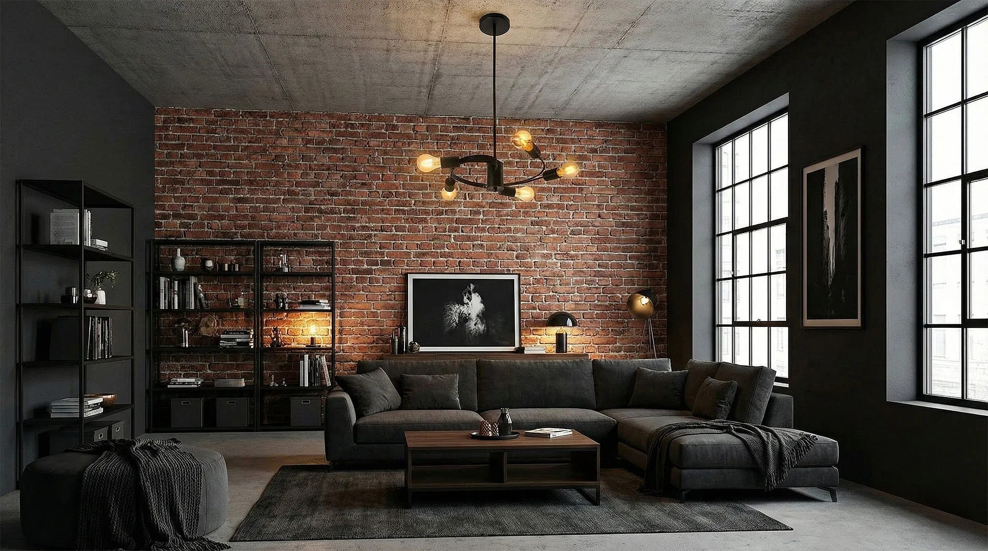 Lampa Sufitowa Loft APP739-5CP 7