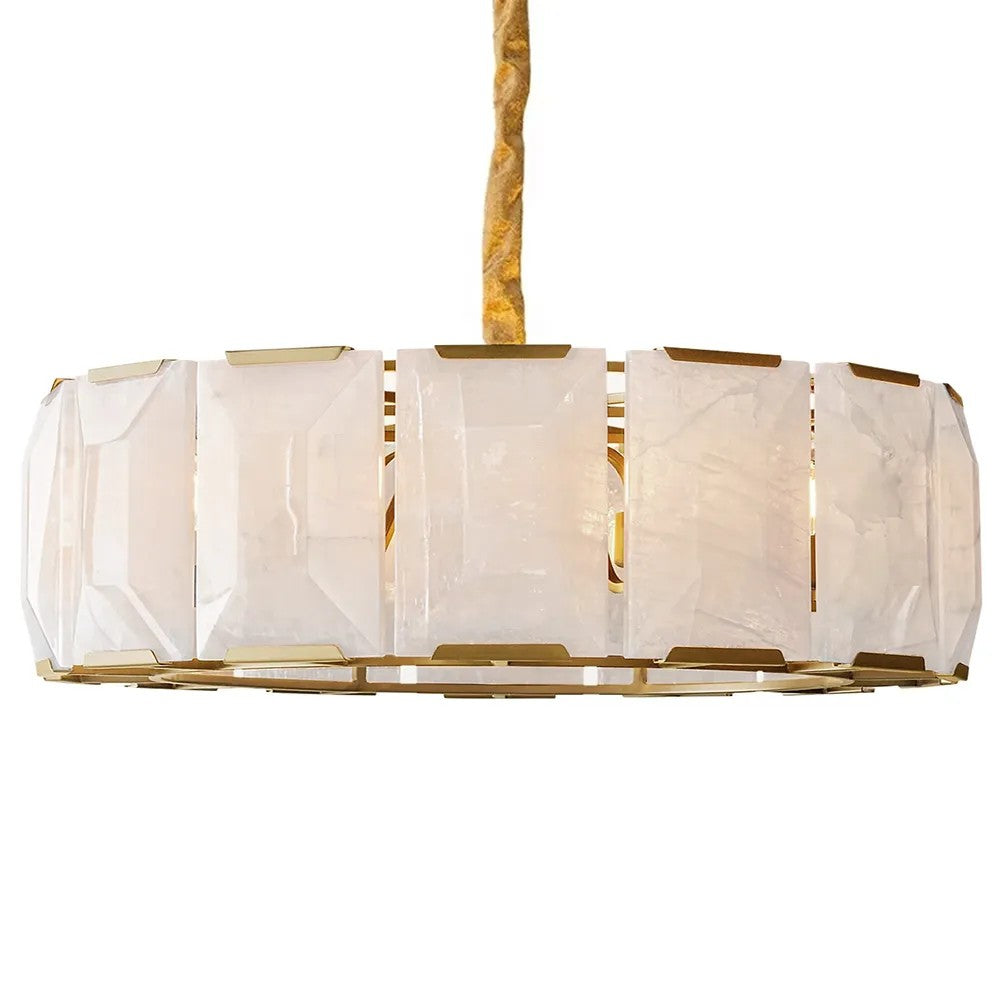 LAMPA SUFITOWA WISZĄCA APP1797-8CP ZŁOTA SZCZOTKOWANA 7