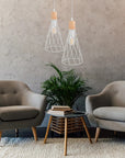 LAMPA SUFITOWA WISZĄCA APP1269-1CP Biała 7