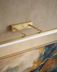 Kinkiet Łazienkowy APP1876-1W 60cm Złoto Szczotkowane 7