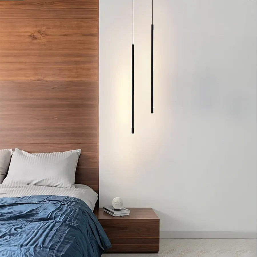 LAMPA SUFITOWA WISZĄCA LED APP1413-C BLACK 100cm 7