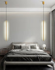 LAMPA SUFITOWA WISZĄCA LED APP1414-C GOLD 100cm 7