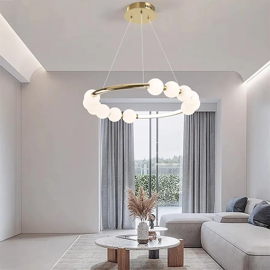 Lampa Wisząca LED APP1553-CP Gold 7