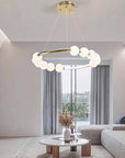 Lampa Wisząca LED APP1553-CP Gold 7