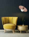 LAMPA SUFITOWA WISZĄCA APP1418-CP Czarna/różowe Złoto 7