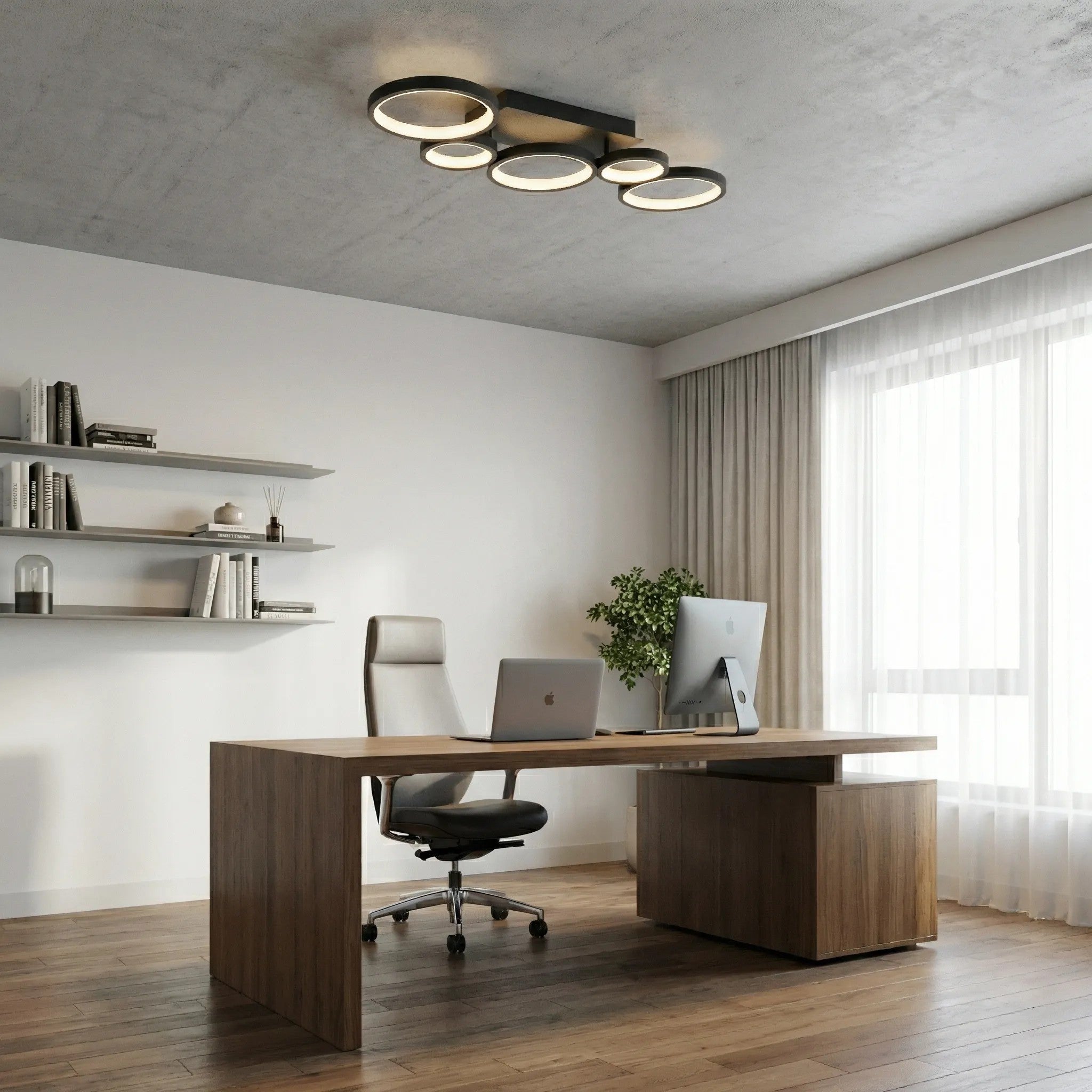 Lampa Sufitowa LED APP1913-C Czarna 7