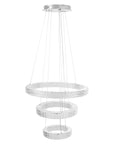 LAMPA WISZĄCA LED KRYSZTAŁOWA MS008-CP Chrom 7