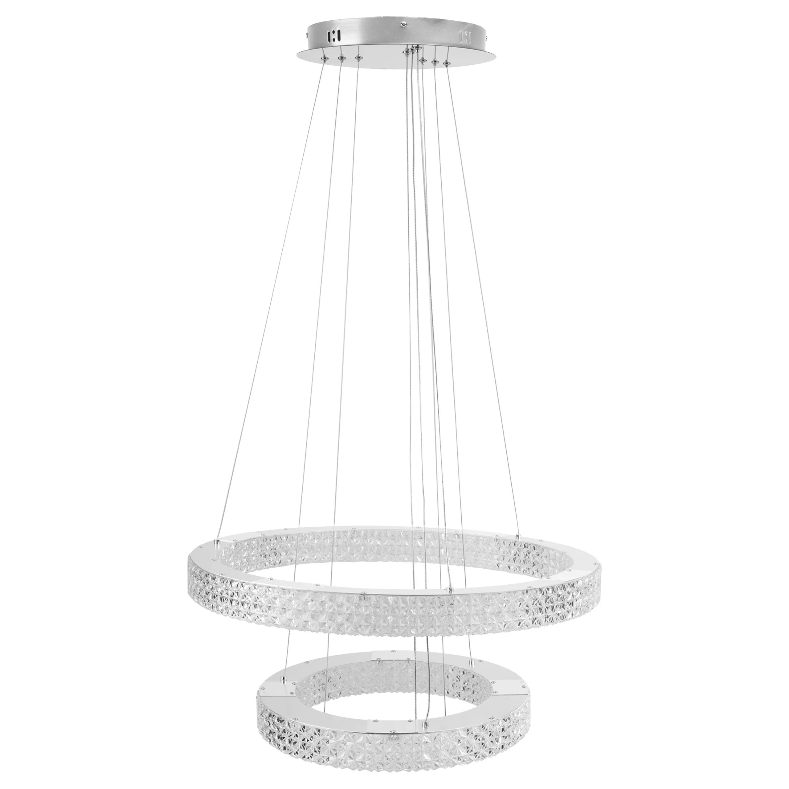 LAMPA WISZĄCA LED KRYSZTAŁOWA MS007-CP Chrom 7