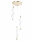 LAMPA WISZĄCA LED G009-3CPR BIAŁY/ZŁOTY 7