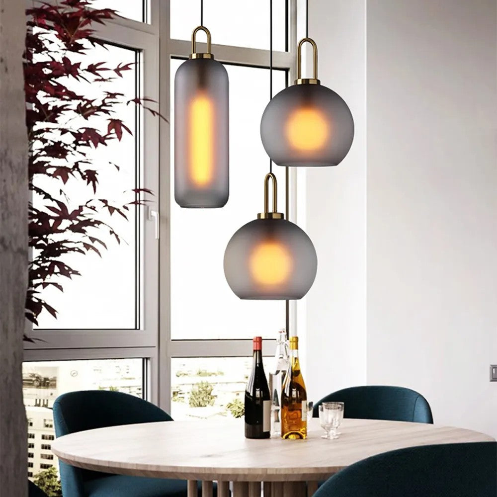 Lampa Sufitowa Wisząca Szklana Tuba APP628-1CP 7