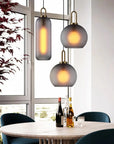 Lampa Sufitowa Wisząca Szklana Tuba APP628-1CP 7