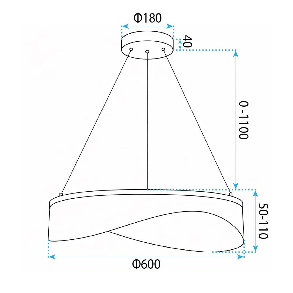 LAMPA SUFITOWA WISZĄCA G145-CP 60 ZŁOTA 7