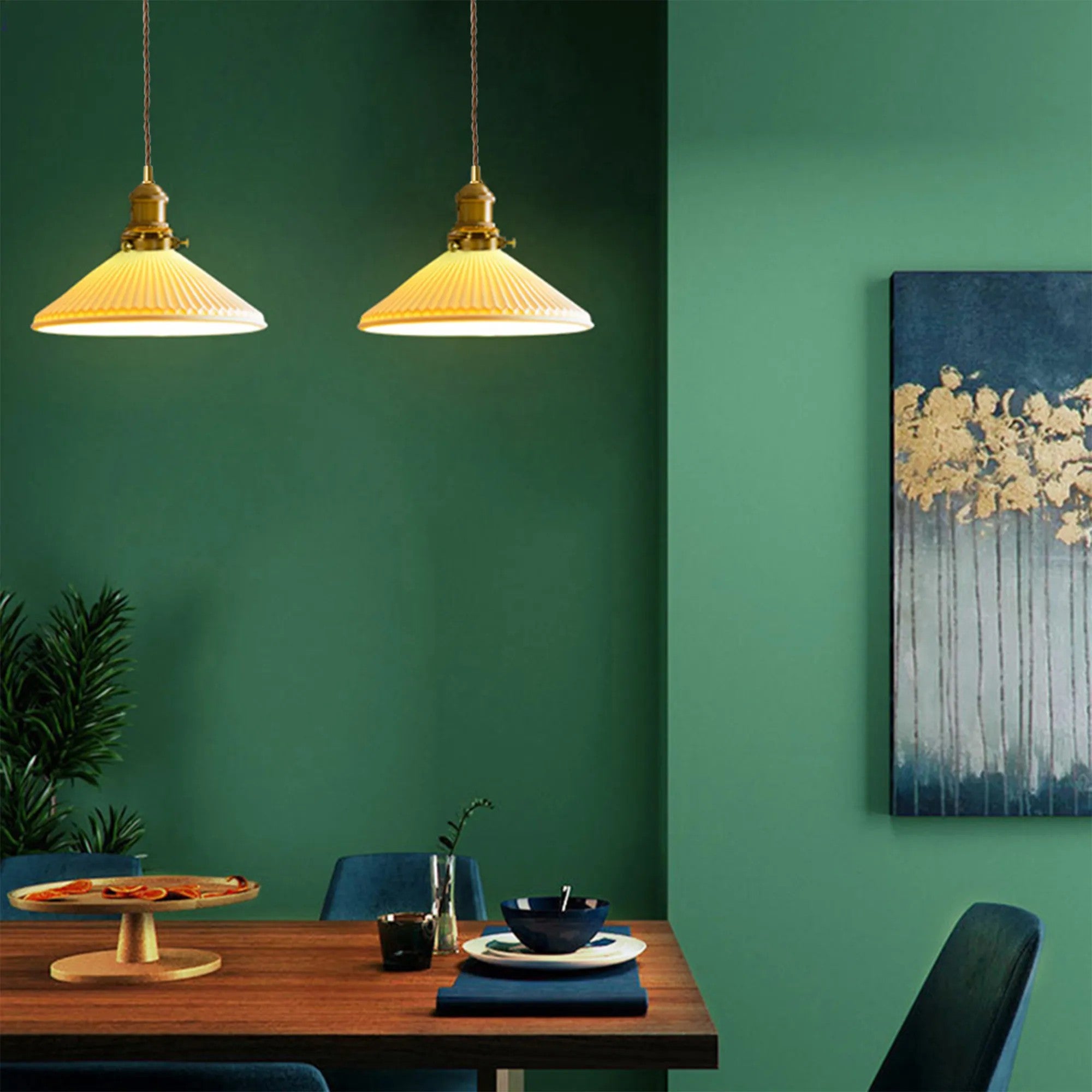 Lampa Wisząca APP1172-1CP Biała 7