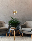 Lampa Wisząca APP1236-1CP Złota 7