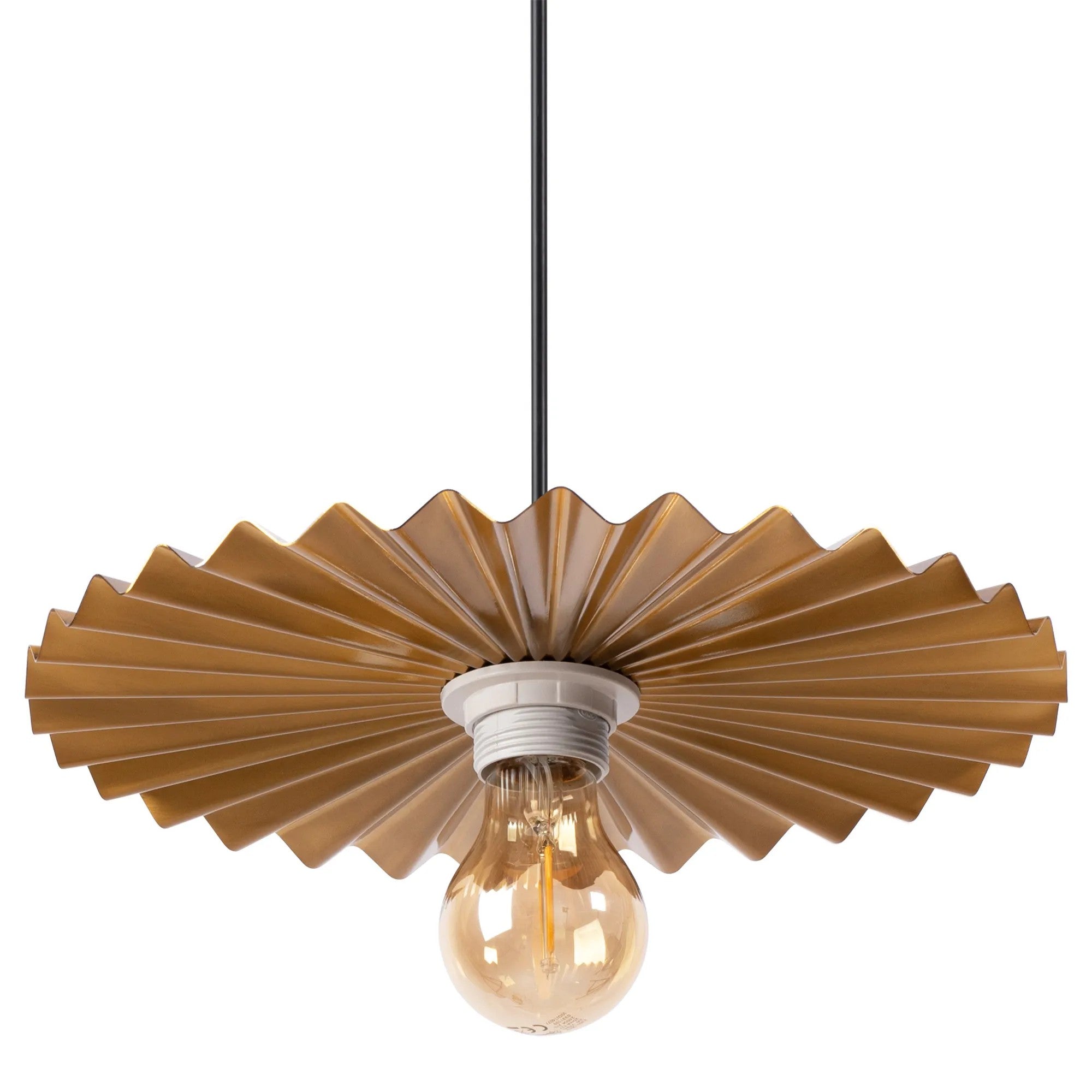 LAMPA ŚCIENNA KINKIET APP1356-1W Stare Złoto 30 Cm 7