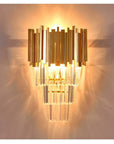 Lampa Kryształowa Kinkiet 312357 Złota 7