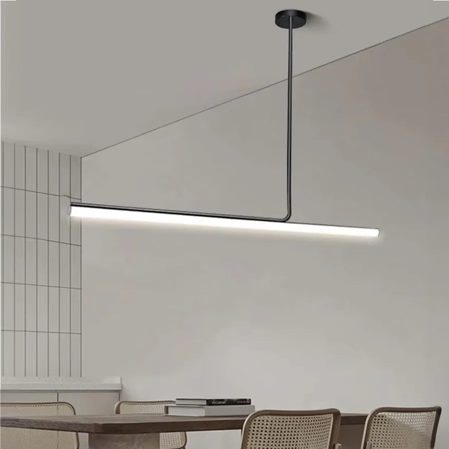 LAMPA SUFITOWA WISZĄCA LED APP1659-CP Black 120cm 7