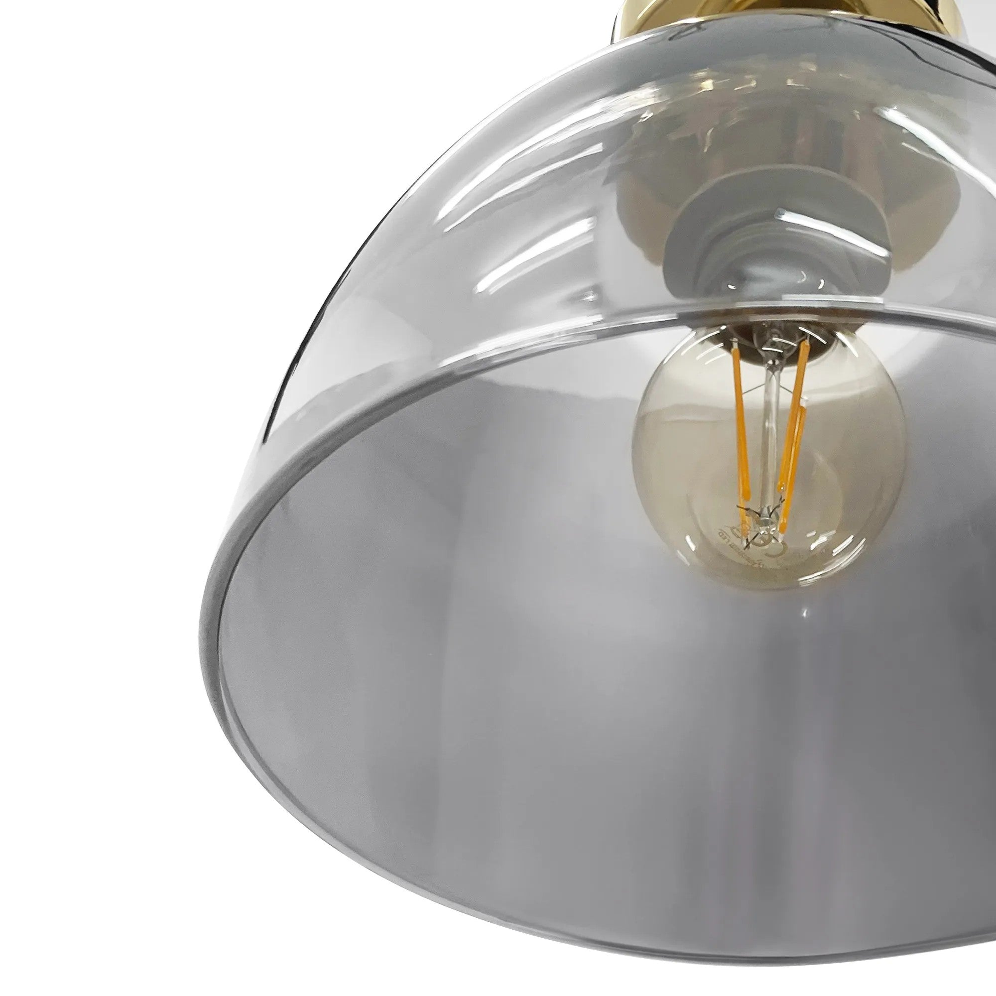 Lampa Sufitowa Lustrzana APP1302-1C Złota 7