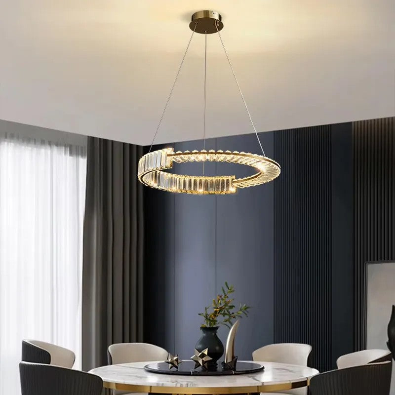 LAMPA WISZĄCA LED APP1526-CP40 GOLD 7