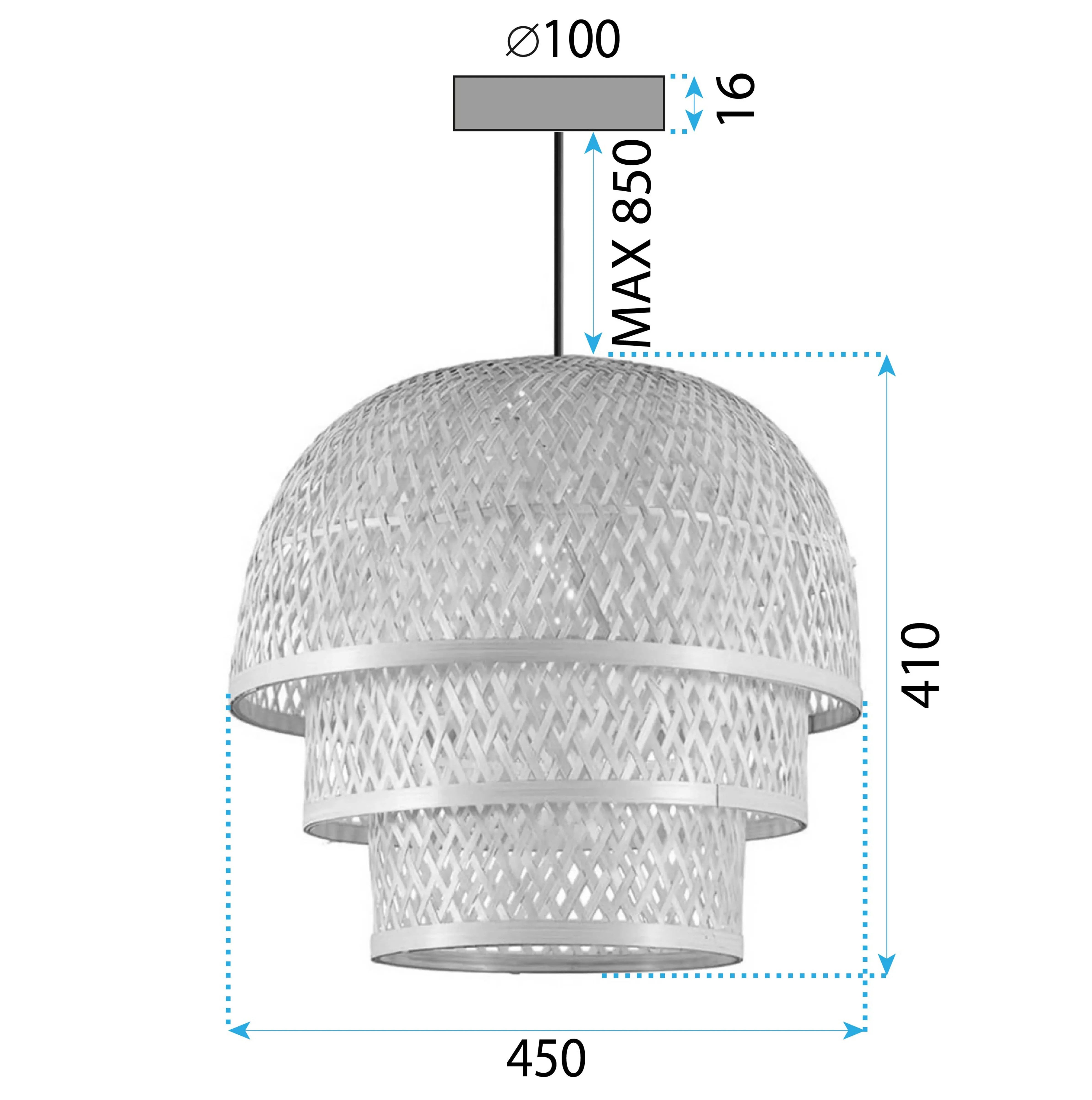 LAMPA WISZĄCA BAMBUSOWA APP1629-1CP 7