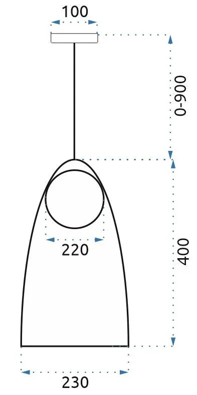 Lampa Wisząca APP1029-1CP 7