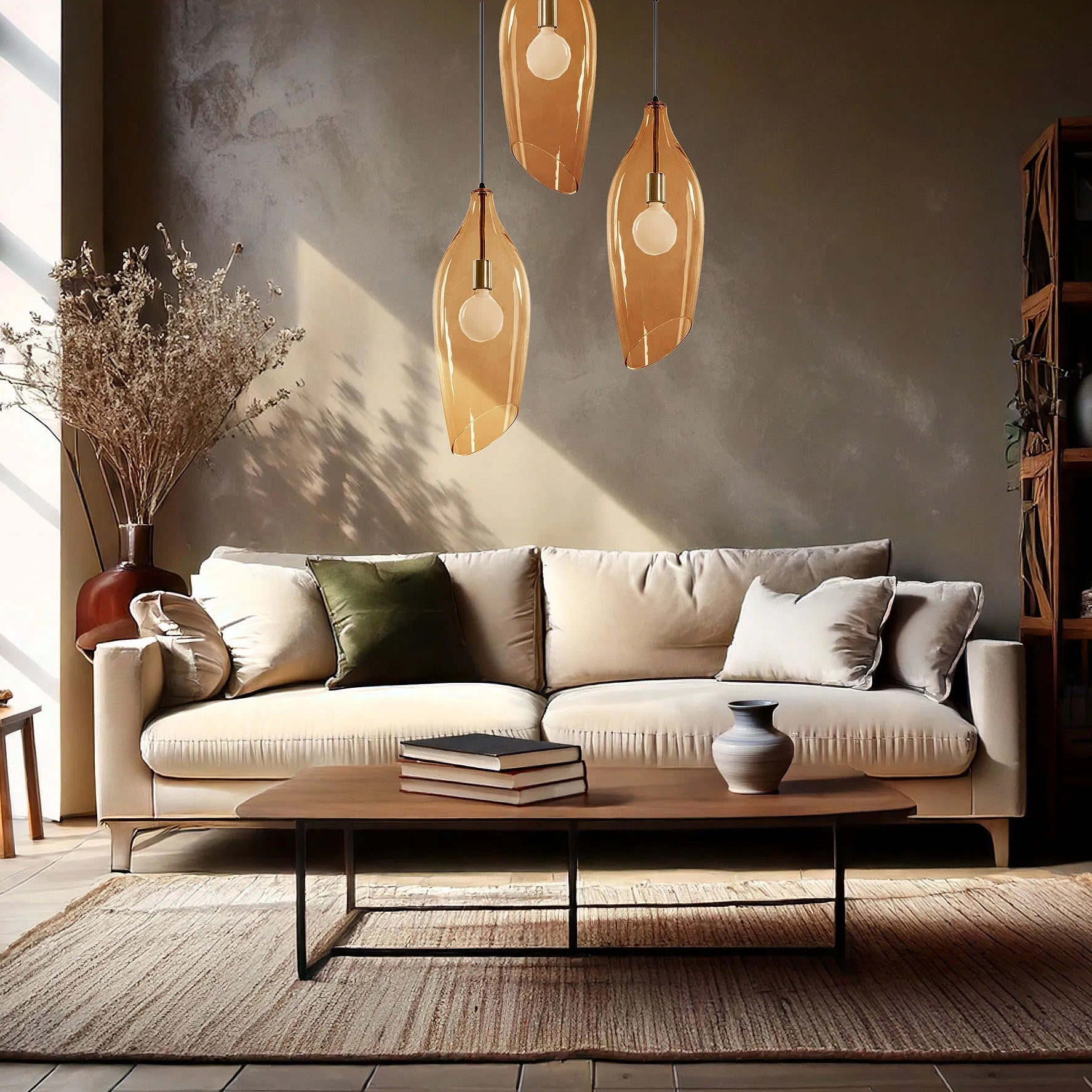 Lampa Sufitowa Szklana Modern APP892-1CP 7