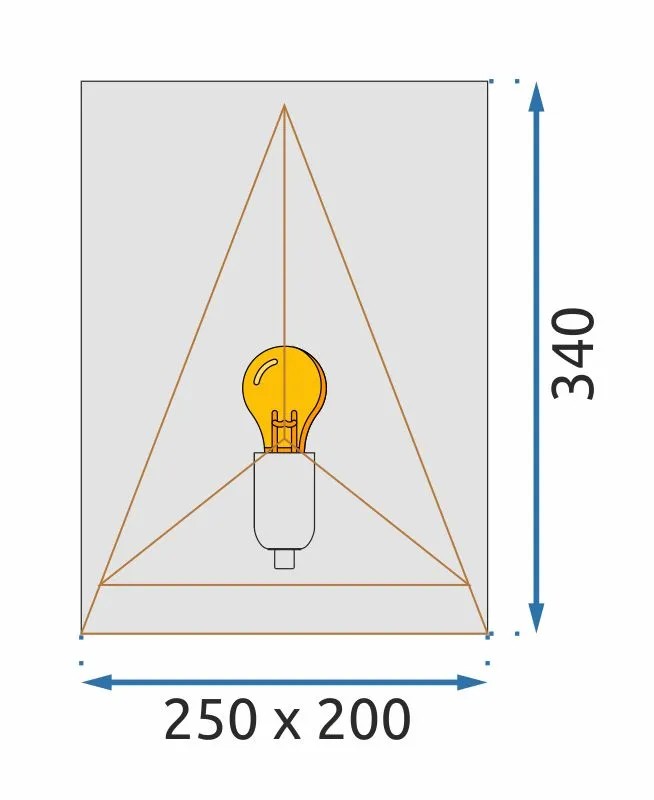 Lampa Ścienna Kinkiet App1095-1W Czarna 7