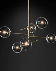 Lampa Wisząca Szklane Kule 6 Szt APP919-6CP Złota 7