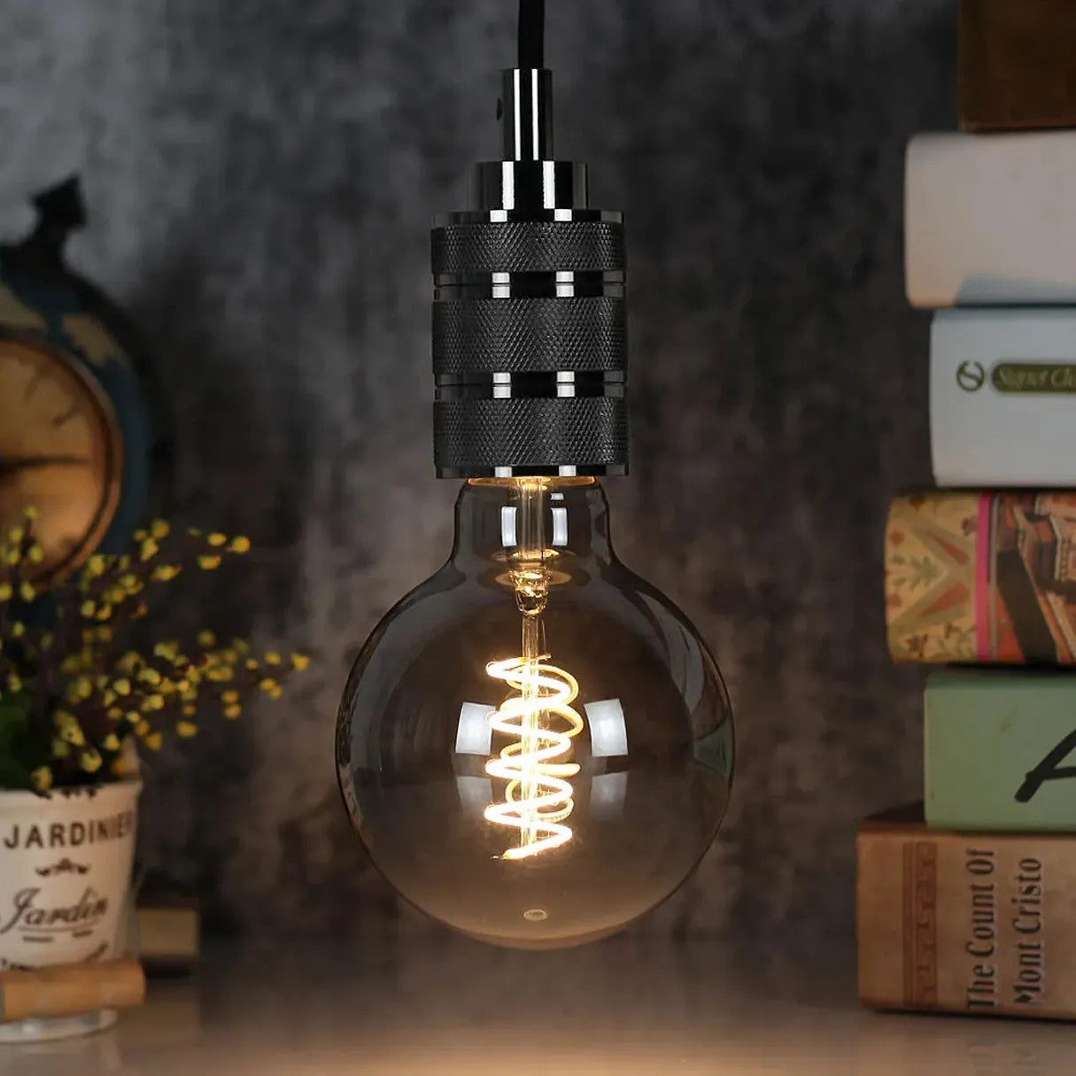 Lampa Sufitowa Wisząca Oprawka APP342-1CP CZARNA 7
