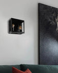 LAMPA ŚCIENNA KINKIET APP1305-2W CZARNA 7