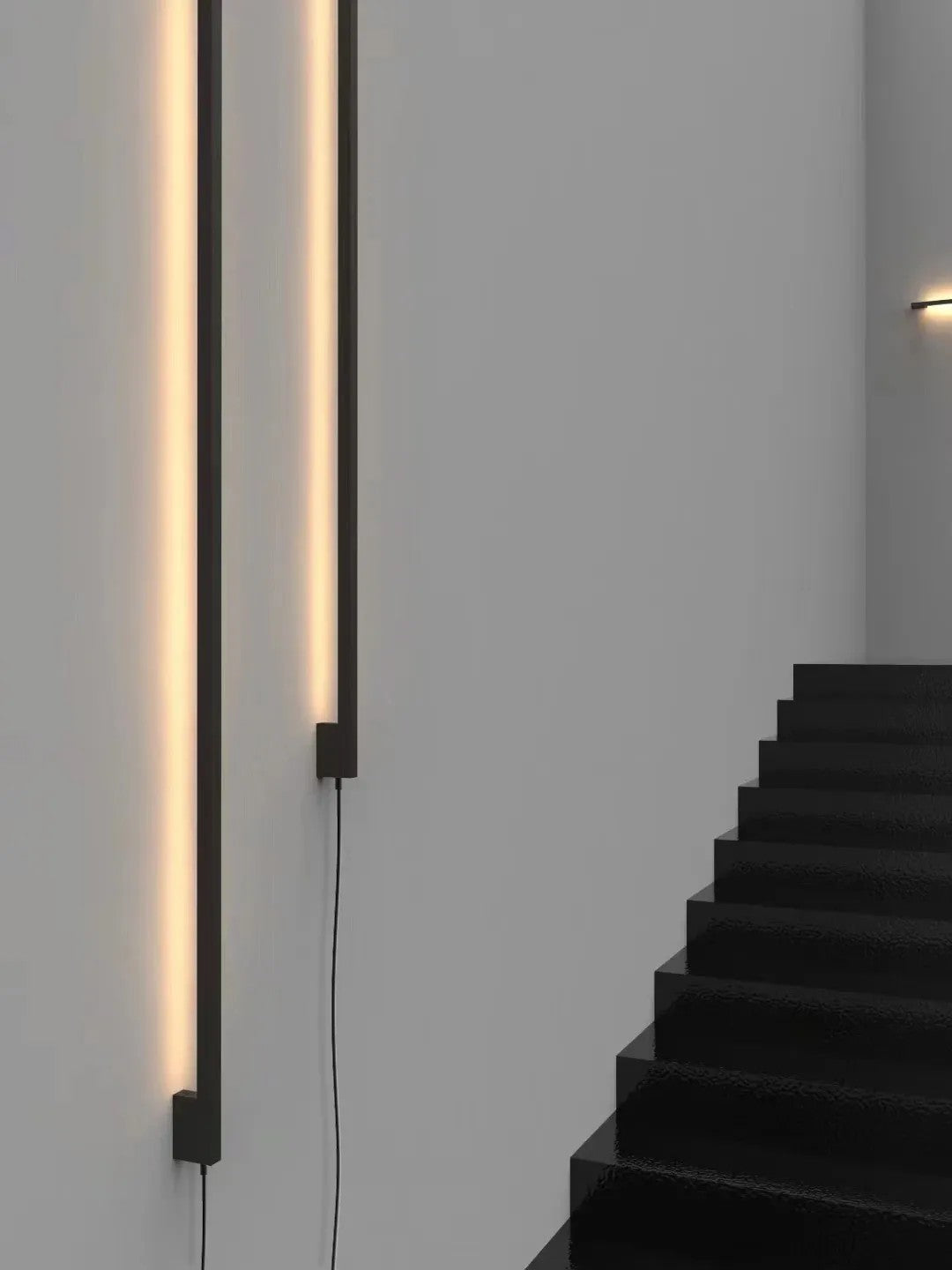 KINKIET ŚCIENNY LED LHJ063-W 80cm CZARNY 7