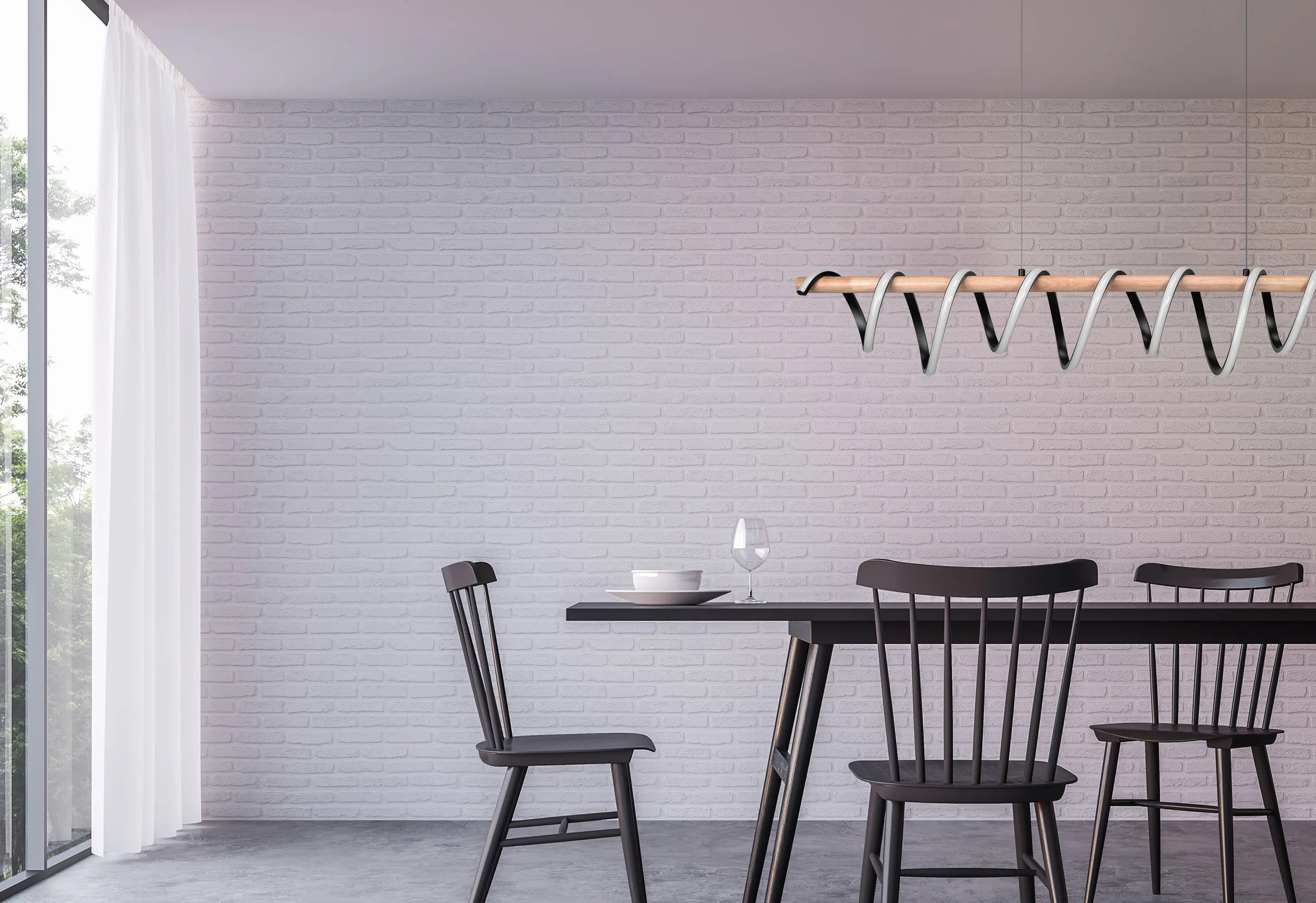 LAMPA SUFITOWA WISZĄCA LED APP1288-CP 7