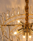 Lampa Wisząca Z Kryształami SWE080-CP 50cm Złota 7