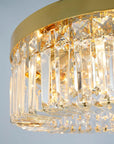 LAMPA KRYSZTAŁOWA PLAFON APP1729-8C 60 Cm ZŁOTA 7