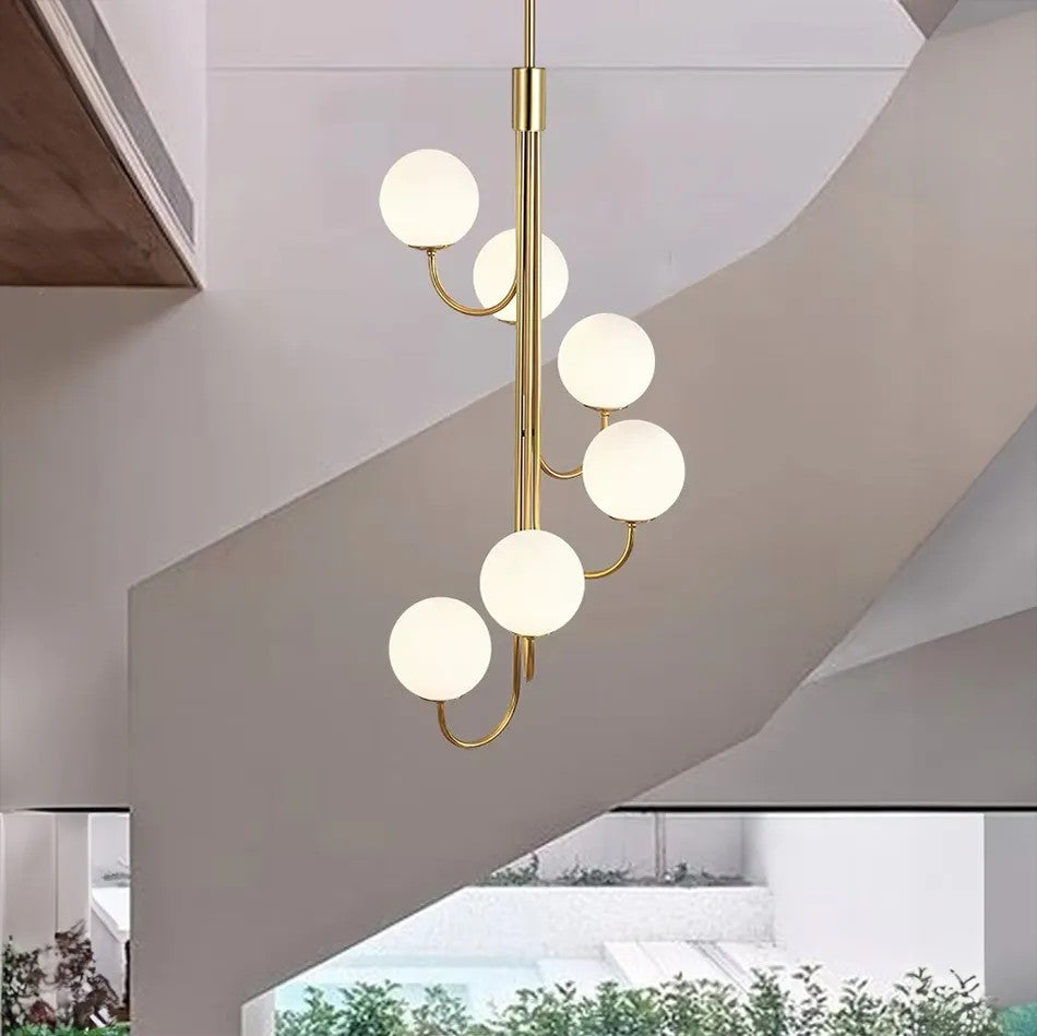 LAMPA SUFITOWA WISZĄCA Gold APP1585-6CP 7
