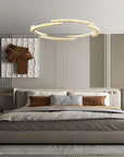 LAMPA SUFITOWA WISZĄCA LED APP1771-CP ZŁOTA 60cm 7