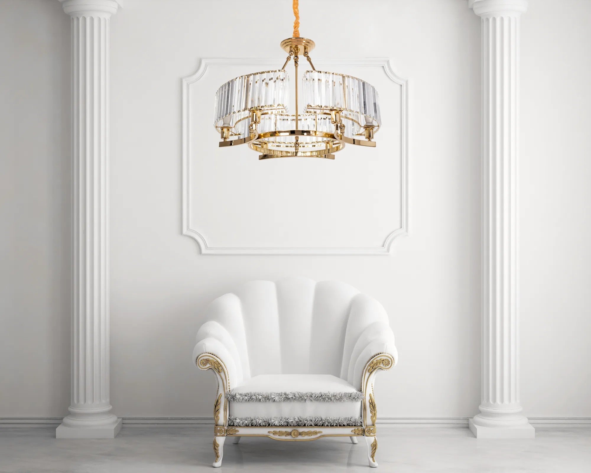Lampa Wisząca Z Kryształami APP789-6C 7