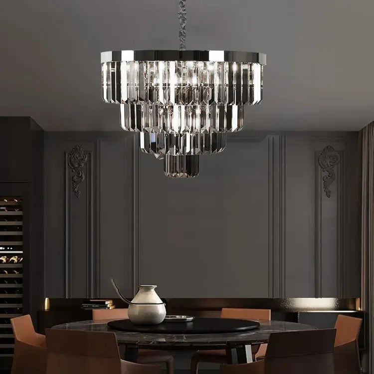 Lampa Kryształowa Wisząca APP1534-8CPR Chrom 7