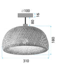 LAMPA WISZĄCA BAMBUSOWA APP1638-1CP 7