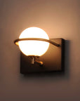 LAMPA ŚCIENNA KINKIET APP1300-1W Czarno Złota 7